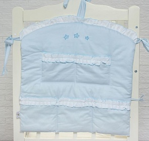 Карман на кроватку из серии Три медведя, цвет – голубой (Bombus, 5042-bm)